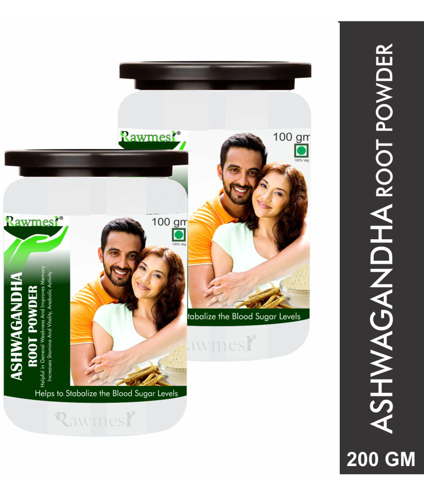     			Rawmest Pure Ayurvedic Ashwagandha Powder Withania somnifera-100g (Pack of 2)