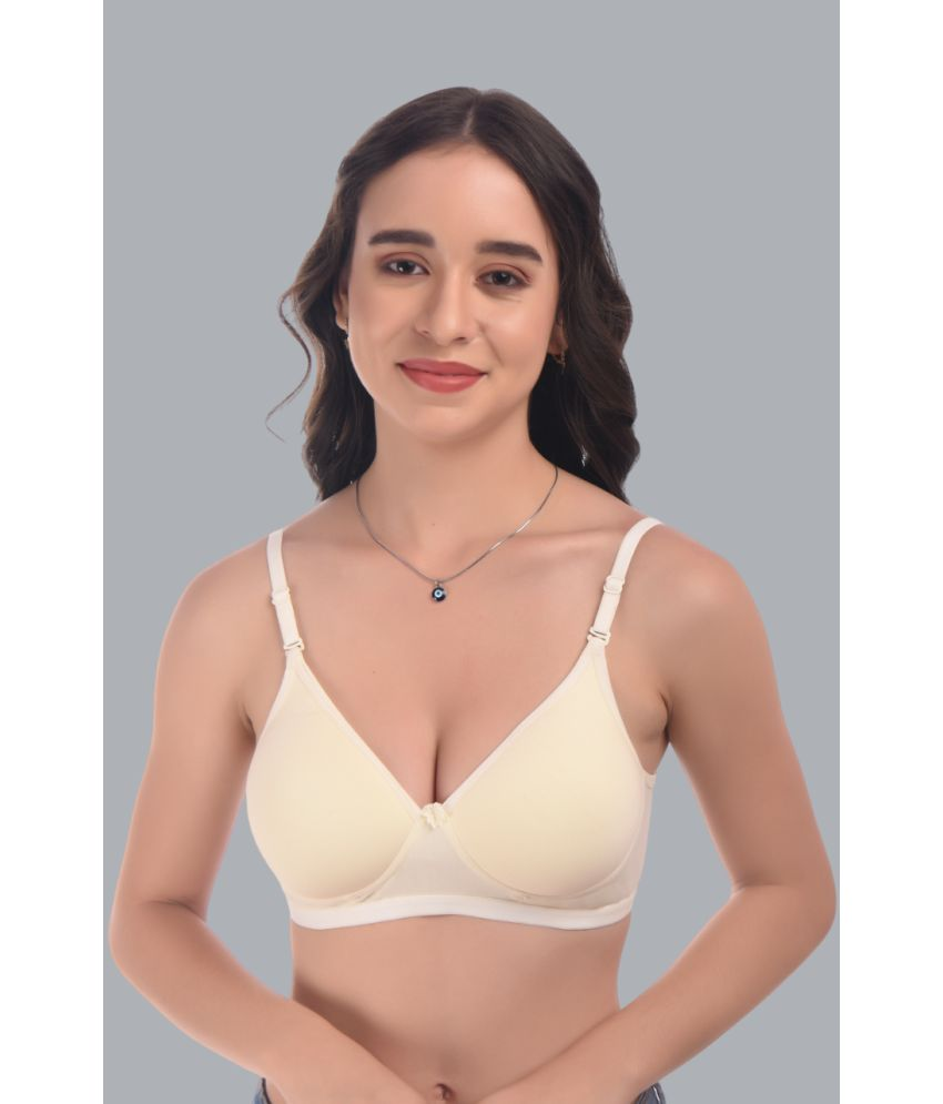     			Viral Girl Cotton Non Padded Women's Push Up Bra ( Cream ) VM-DOLO-BR-CREAM