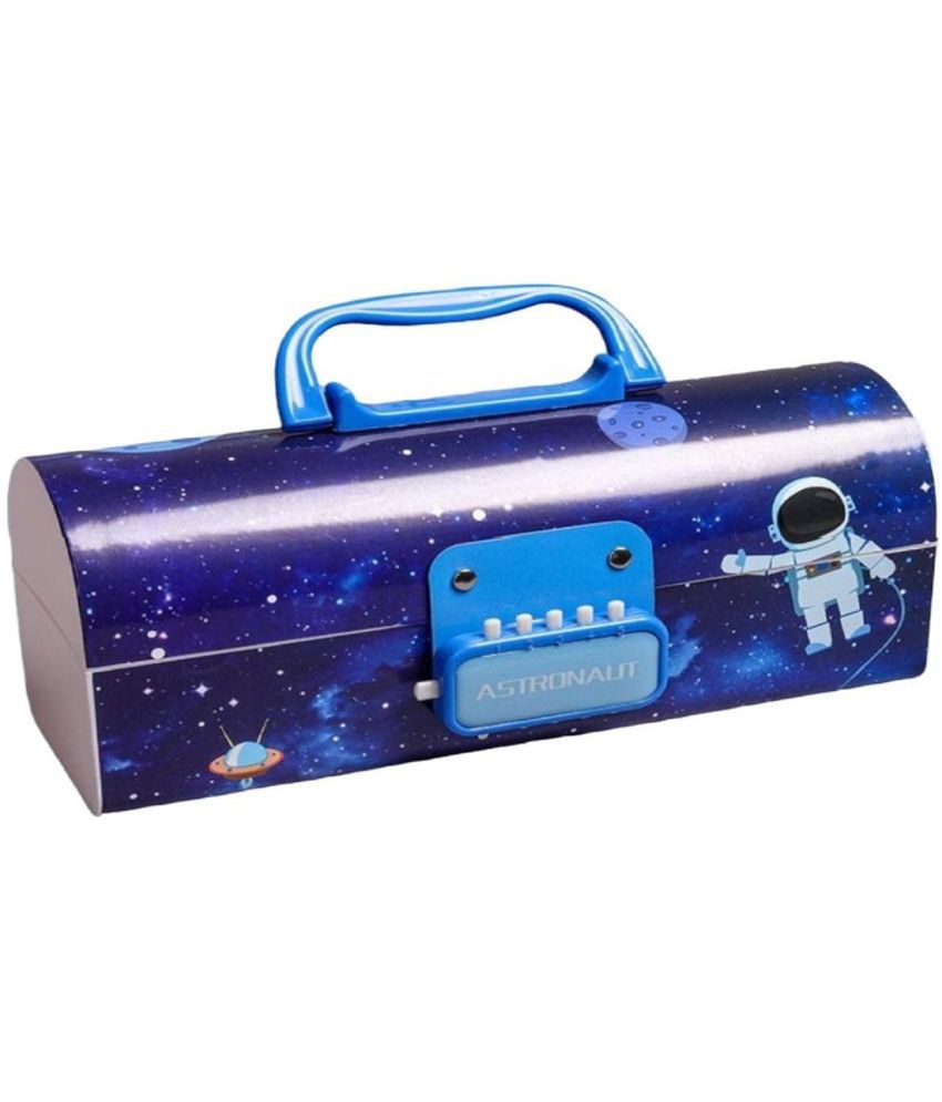     			Pen & Pencil Box – Suitcase Style Password Lock Pencil Case, Multi-Layer Pencil Box for Kids, Boys, Girls,