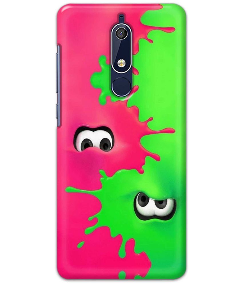     			Tweakymod Multicolor Printed Back Cover Polycarbonate Compatible For NOKIA 5.1 ( Pack of 1 )