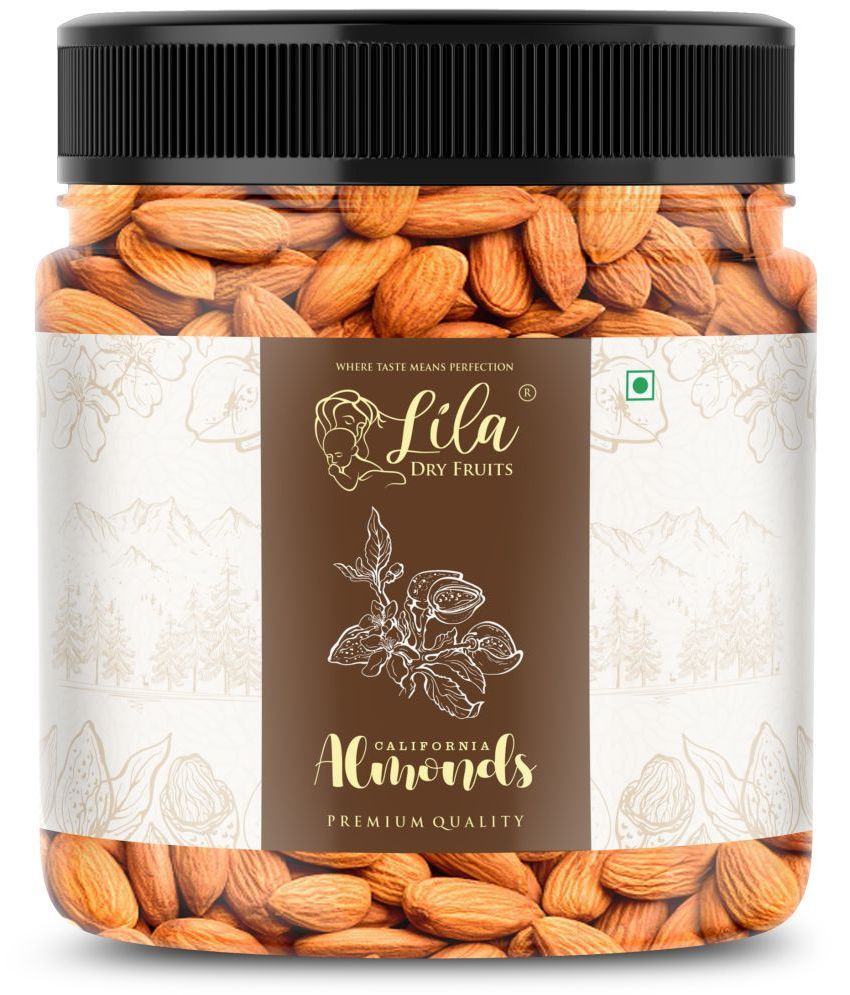     			Lila Dry Fruits Almond(Badam) 250 gm Jar
