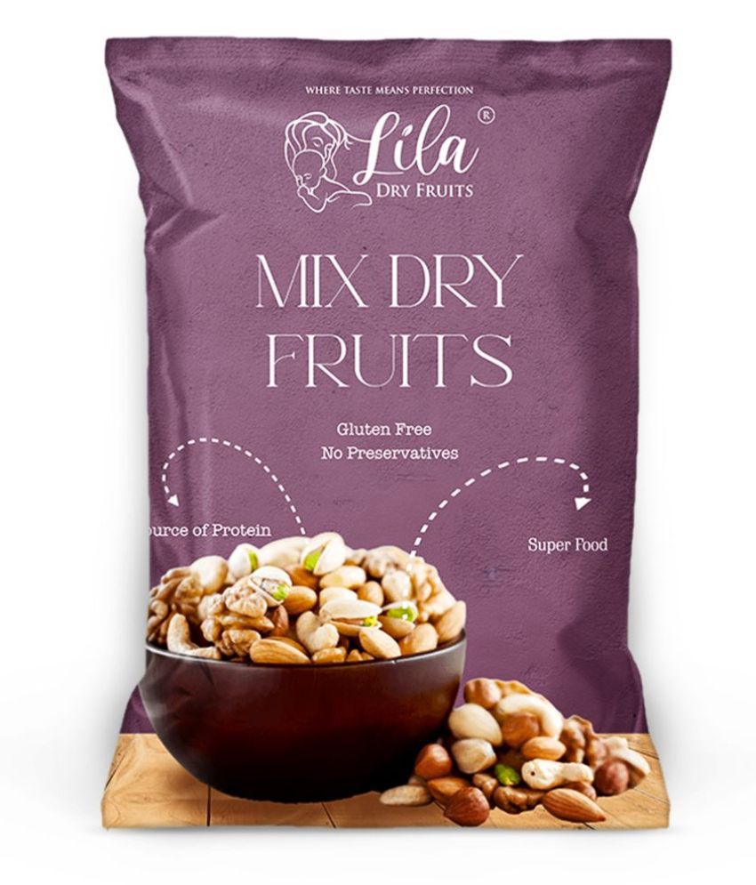     			Lila Dry Fruits Nuts & Berries 500 gm Pouch