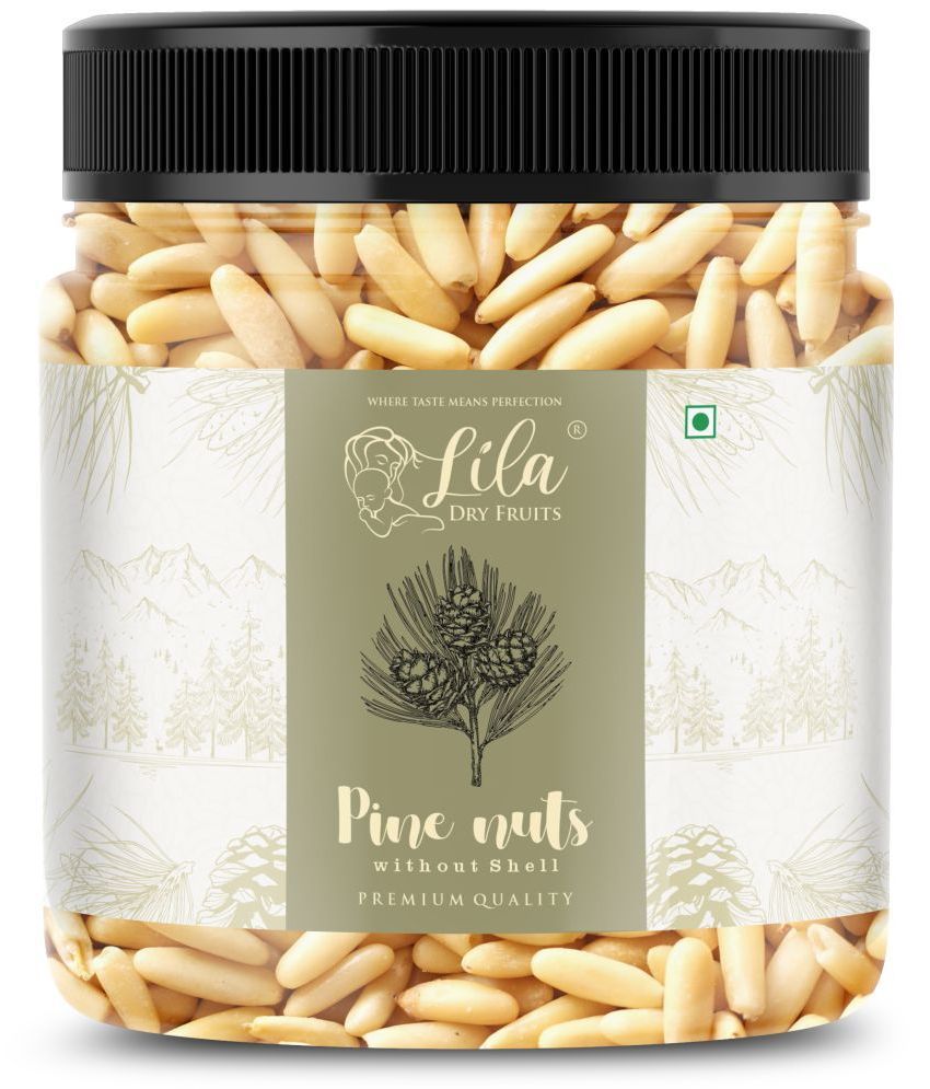     			Lila Dry Fruits Pine Nuts(Chilgoza) 100 gm Jar