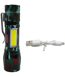 Waken - 2W Rechargeable Flashlight Torch ( Pack of 1 )