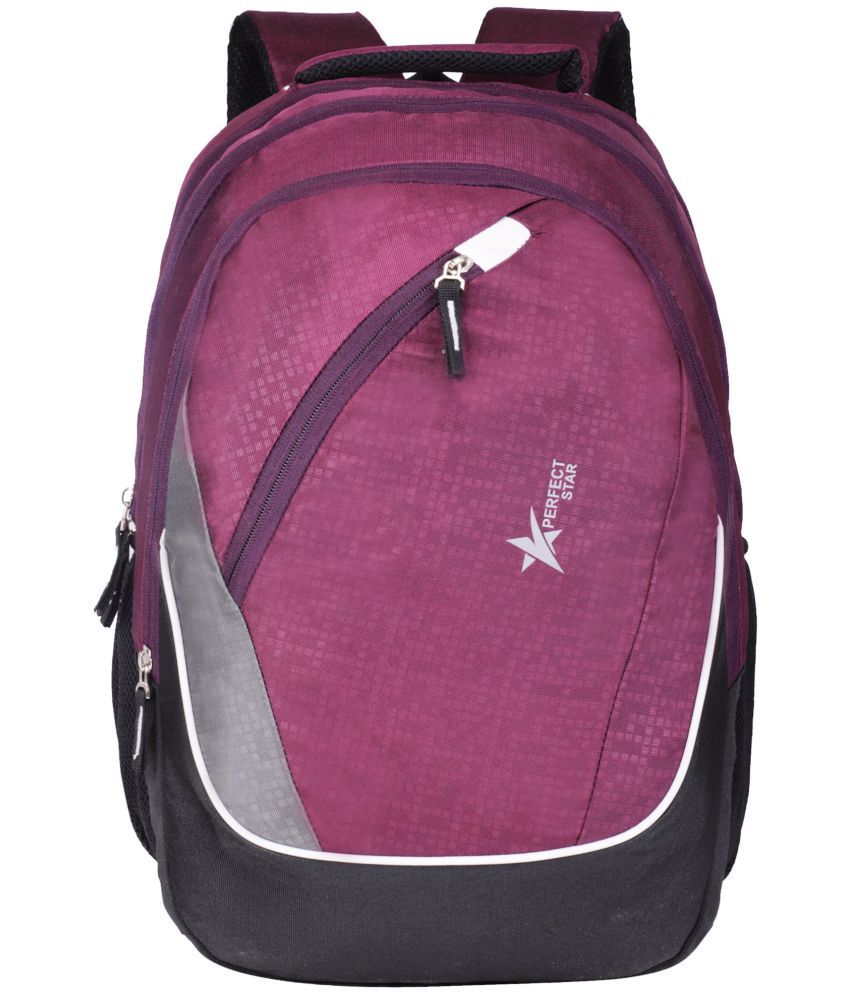     			Perfect Star Purple Polyester Backpack ( 40 Ltrs )