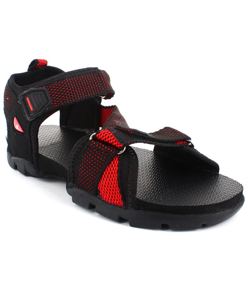     			Sparx Red Floater Sandals