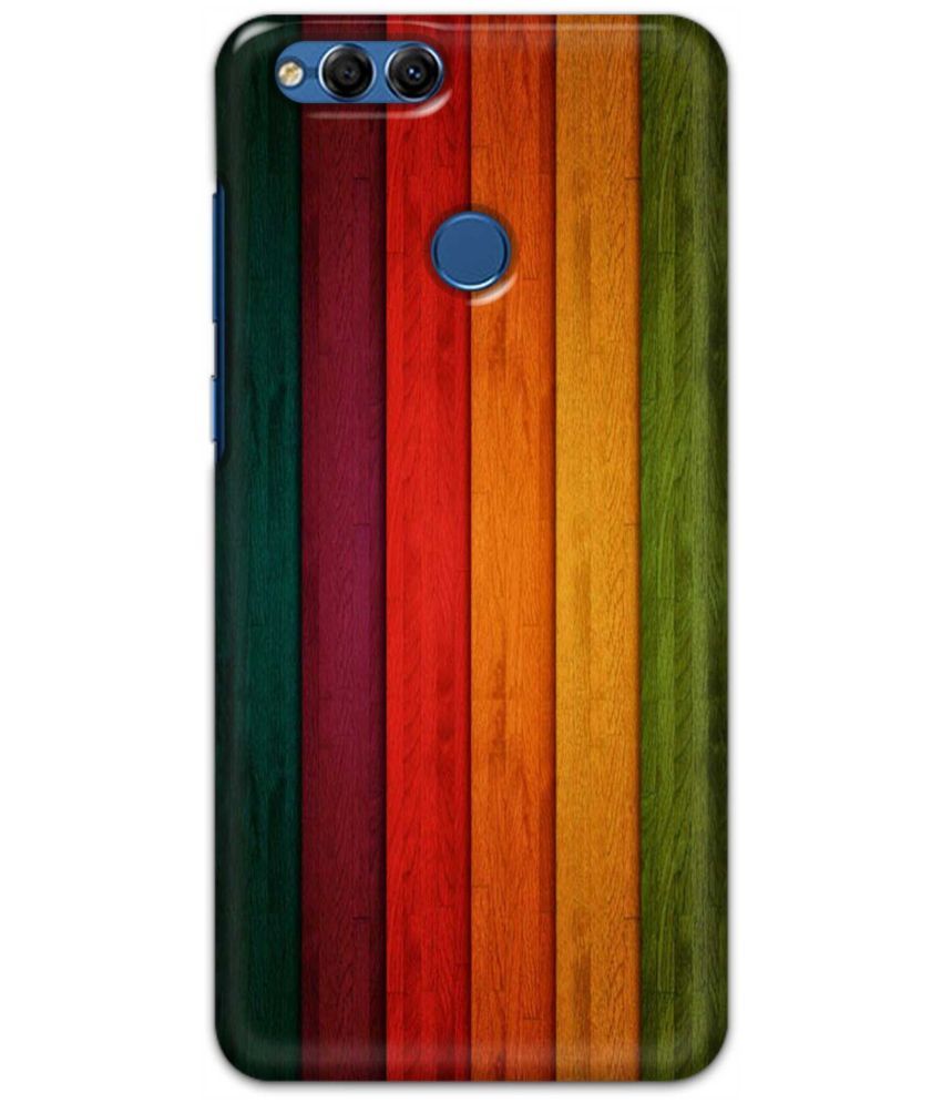     			Tweakymod Multicolor Printed Back Cover Polycarbonate Compatible For Honor 7X ( Pack of 1 )