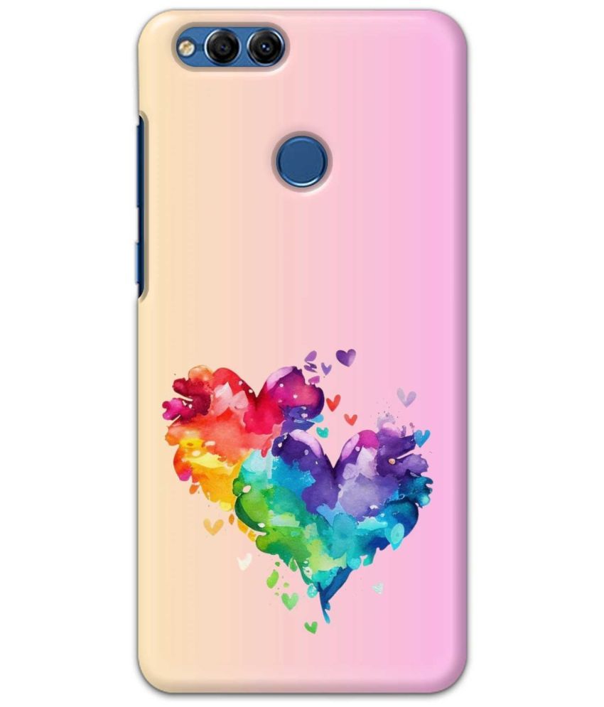     			Tweakymod Multicolor Printed Back Cover Polycarbonate Compatible For Honor 7X ( Pack of 1 )