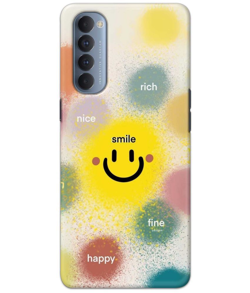     			Tweakymod Multicolor Printed Back Cover Polycarbonate Compatible For Oppo Reno 4 Pro ( Pack of 1 )