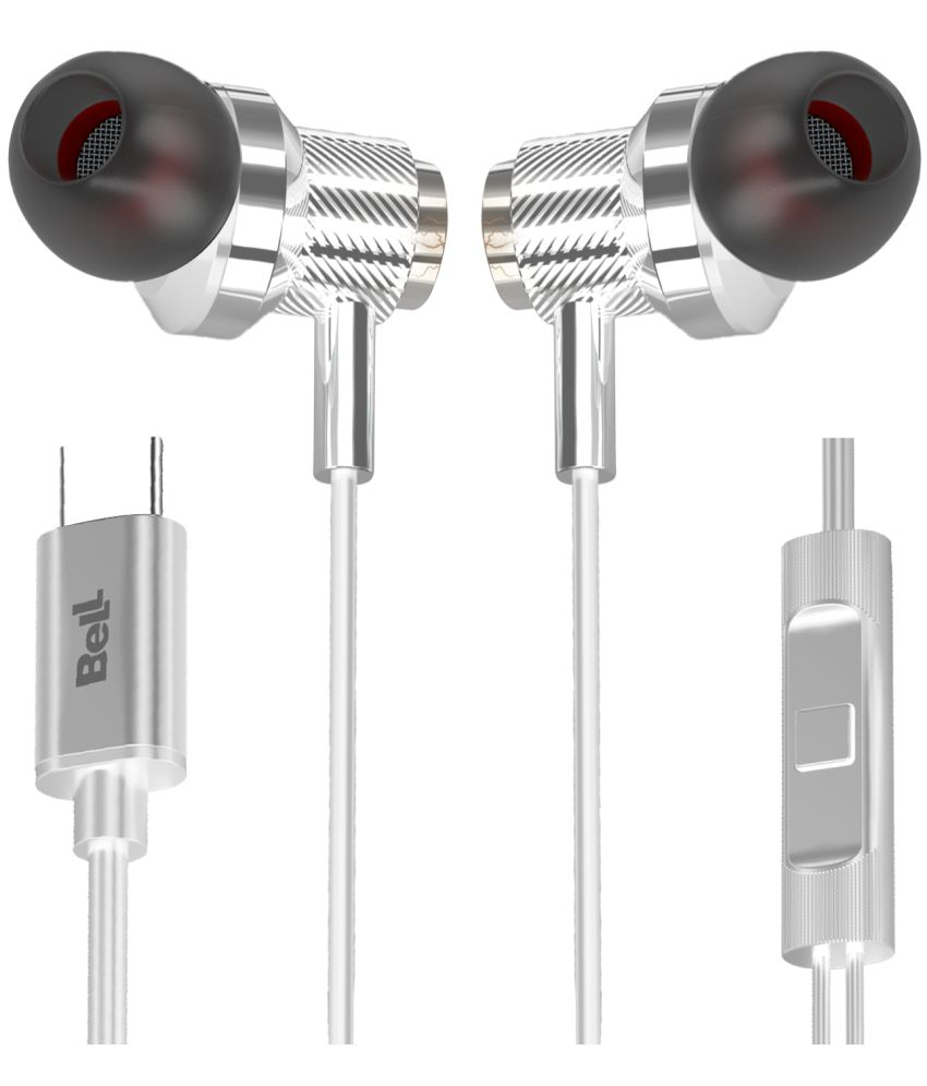     			Bell BLHFK520 Type C Wired Earphone In Ear Noise Isolation White