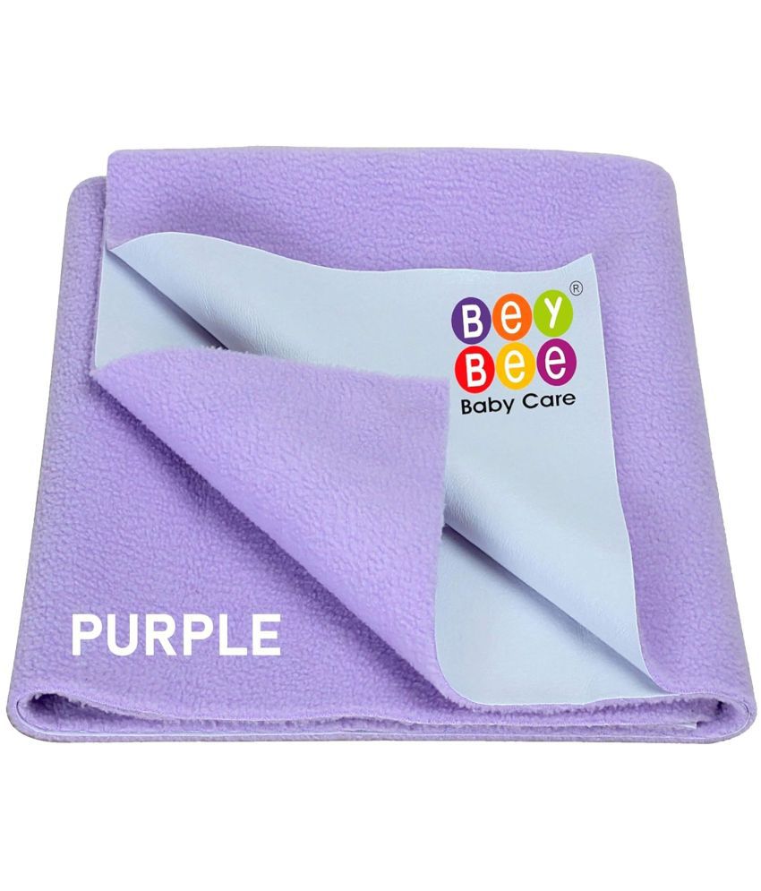     			Beybee Purple Laminated Bed Protector Sheet ( Pack of 2 )