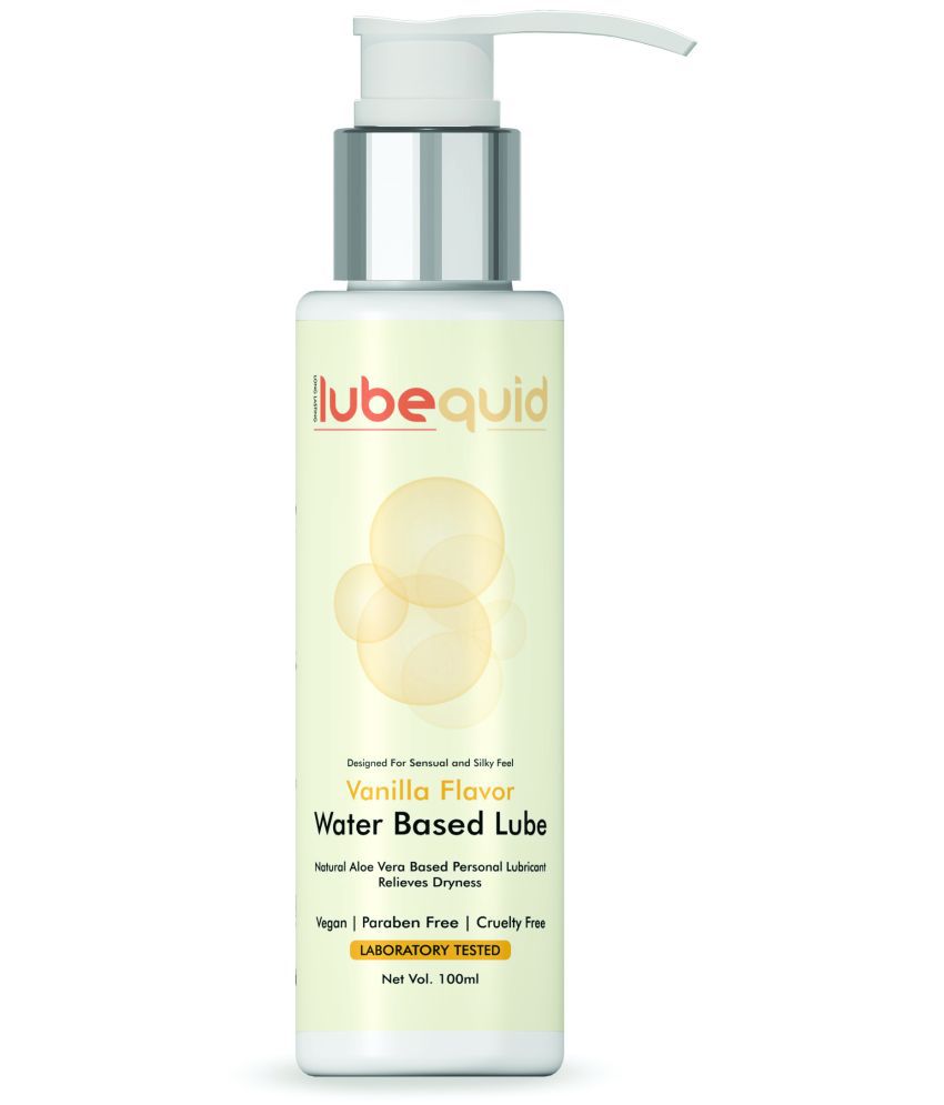     			Lubequid Water-Based Personal Lubricant, 100 ML Bottle- 2 in 1 Lubricant & massage Gel for Men and Women ~ Water Based Lube ~ Skin Friendly, Silicone and Paraben Free, Vanilla Flavoured