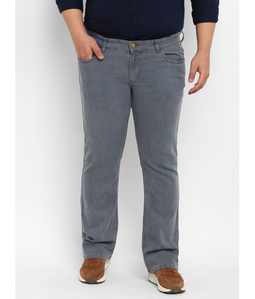     			Urbano Plus Regular Fit Basic Men's Jeans - Light Grey ( Pack of 1 )
