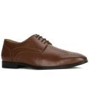 Bata Brown Men's Derby Formal Shoes