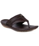 Bata Brown Men's Thong Flip Flop