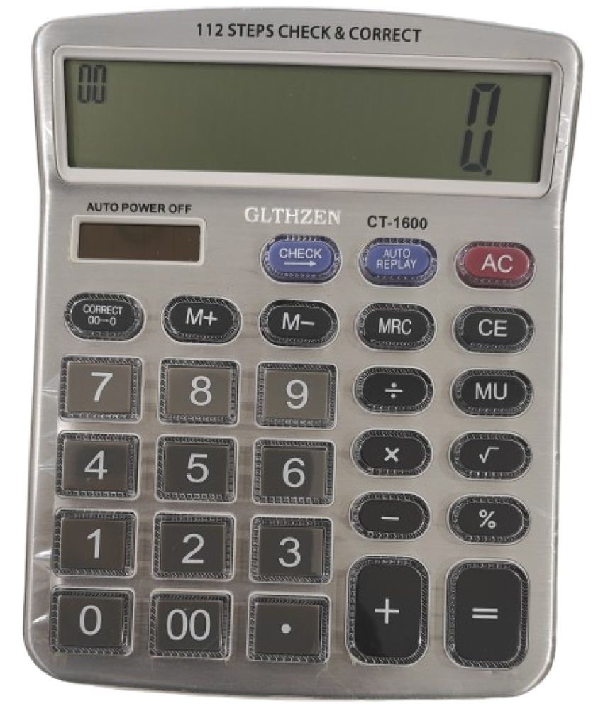     			2735B-BUY SMART I PC  CT-1600 Premium Quality Big Display& Button 12 Digit Big Size Calculator
