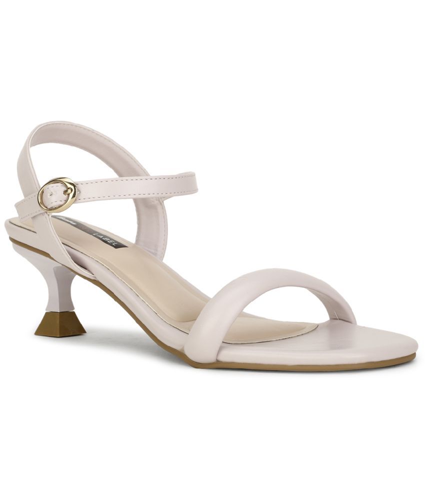     			Bata Beige Women's Sandal Heels