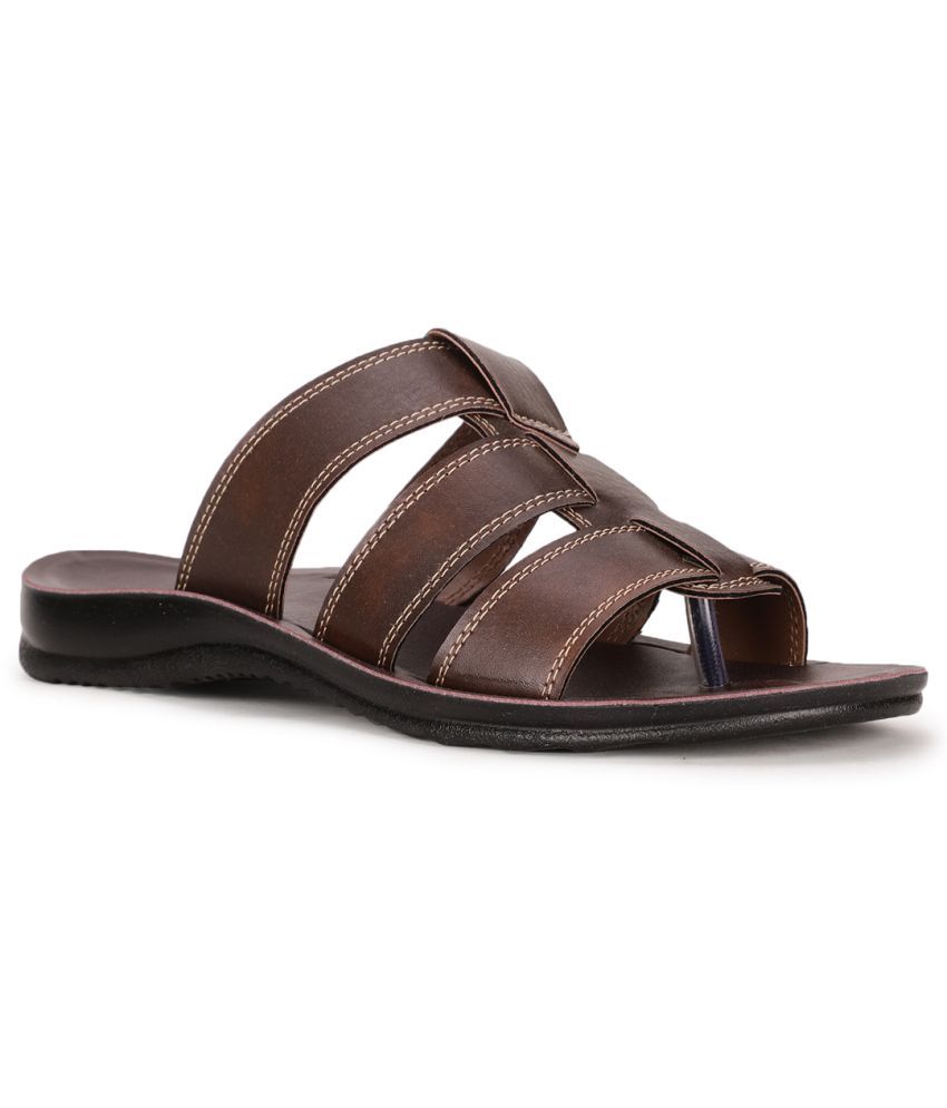     			Bata - Brown Men's Sandals