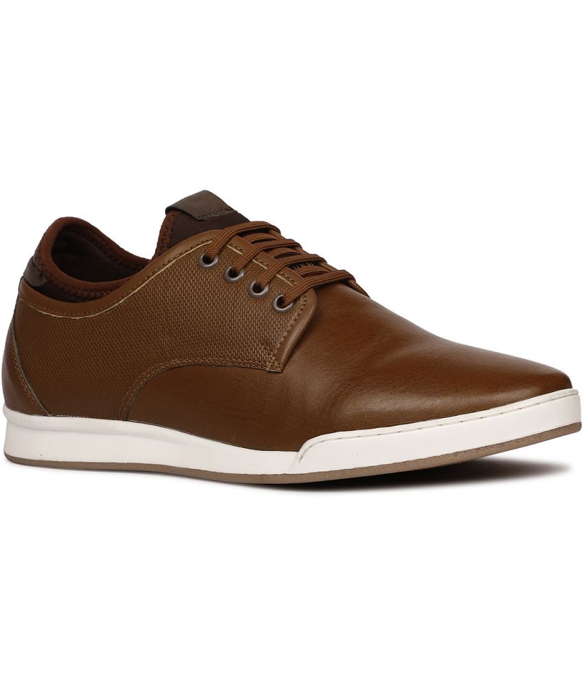     			Bata Tan Men's Derby Formal Shoes