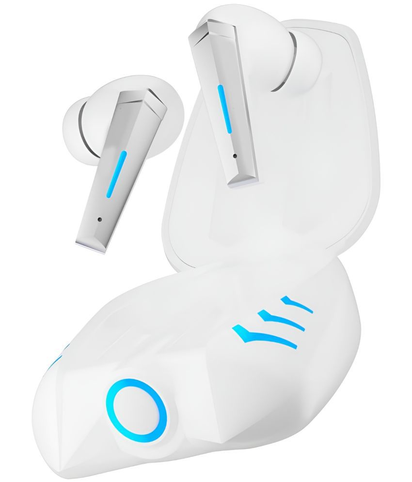     			COREGENIX U-Tank Bluetooth True Wireless (TWS) In Ear 25 Hours Playback Low Latency IPX5(Splash & Sweat Proof) White