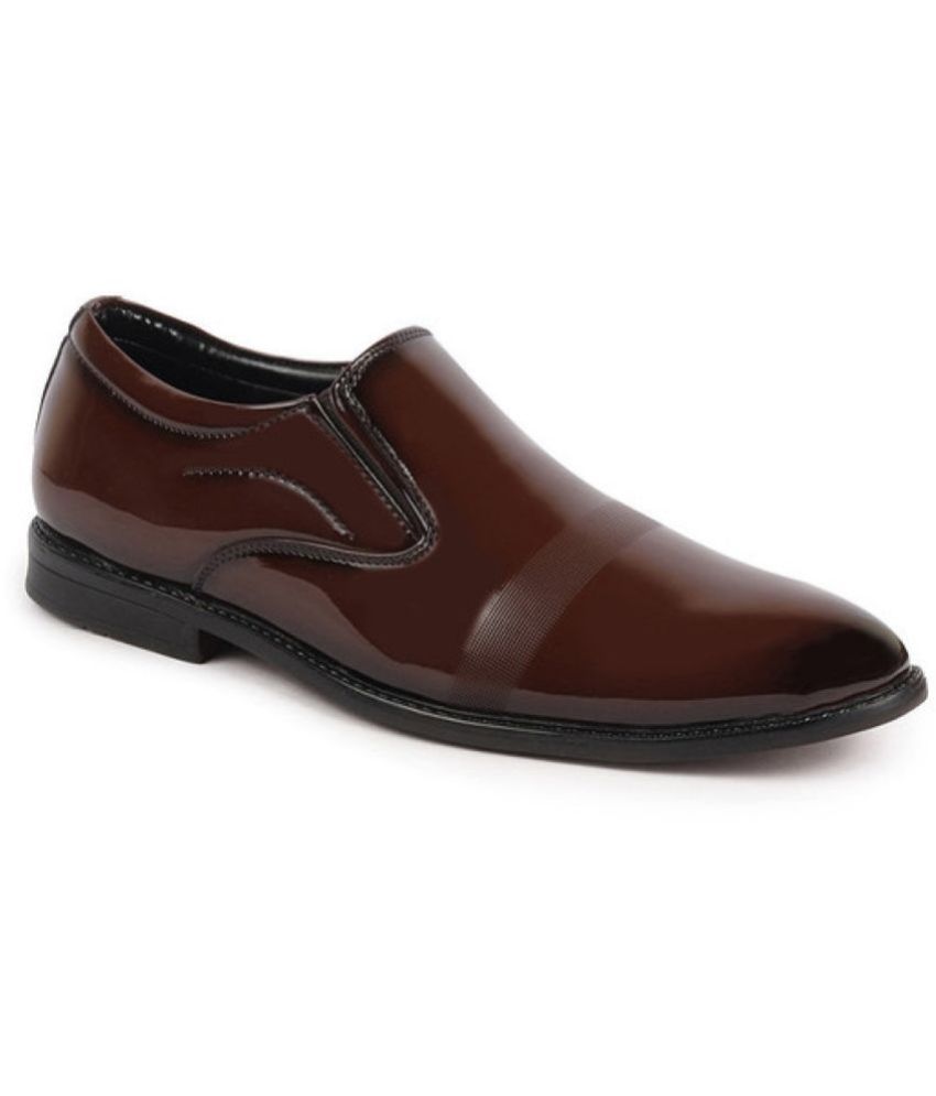     			Fausto Tan Men's Slip On Formal Shoes