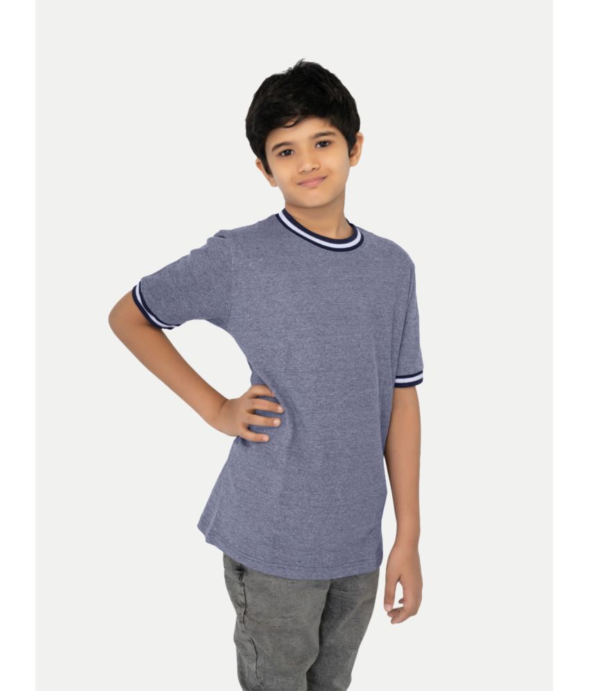    			Radprix Purple Cotton Blend Boy's T-Shirt ( Pack of 1 )