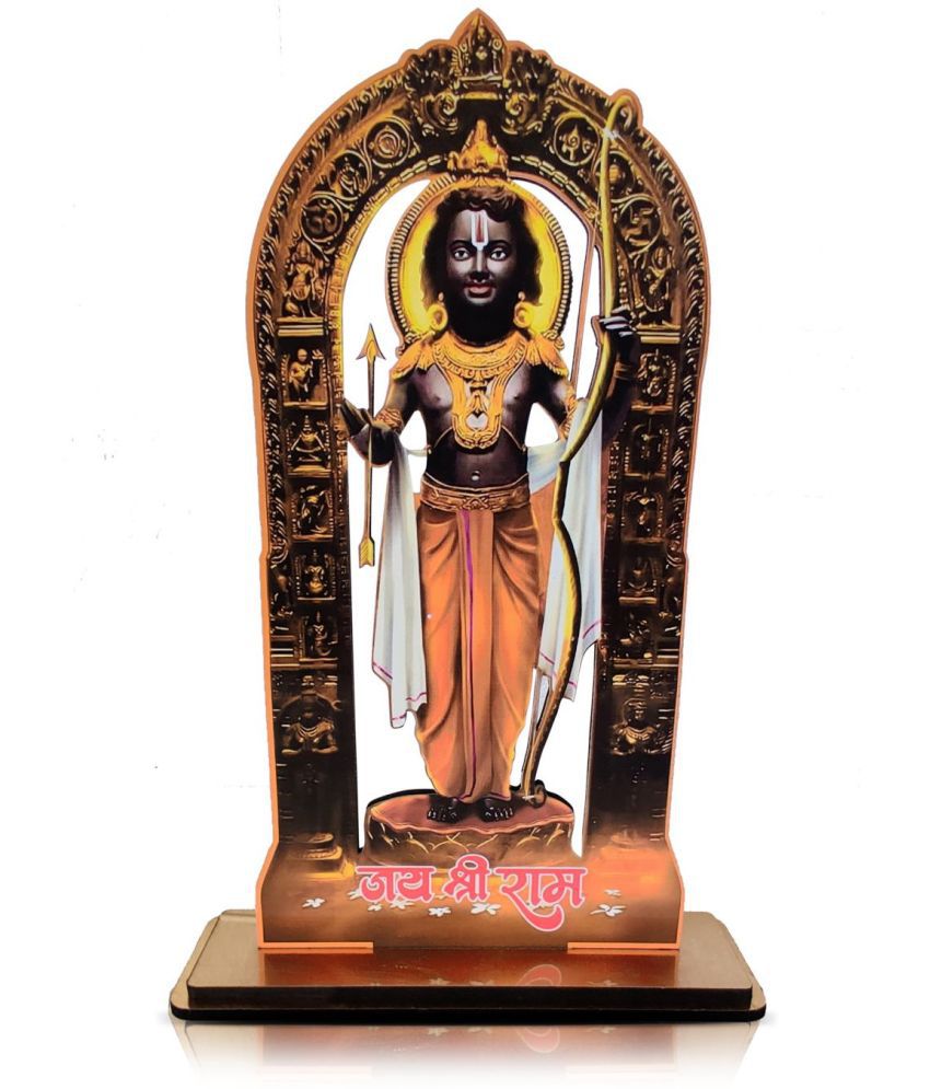     			sketchfab Shree Ram Lala Religious MDF Showpiece Idol ( 15 cm )