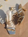 Gnist Gold Women's Sandal Heels