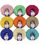 M.G ENTERPRISE Jute Combo V2 Colour Exclusive Twine Ball Threads String Rope 3 Ply 900 m (9 Colours / 100 m Each) for Creative Decoration