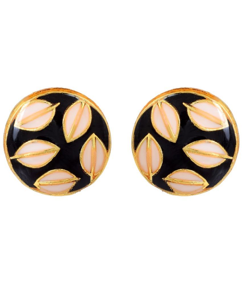     			ADMIER Multi Color Stud Earrings ( Pack of 1 )