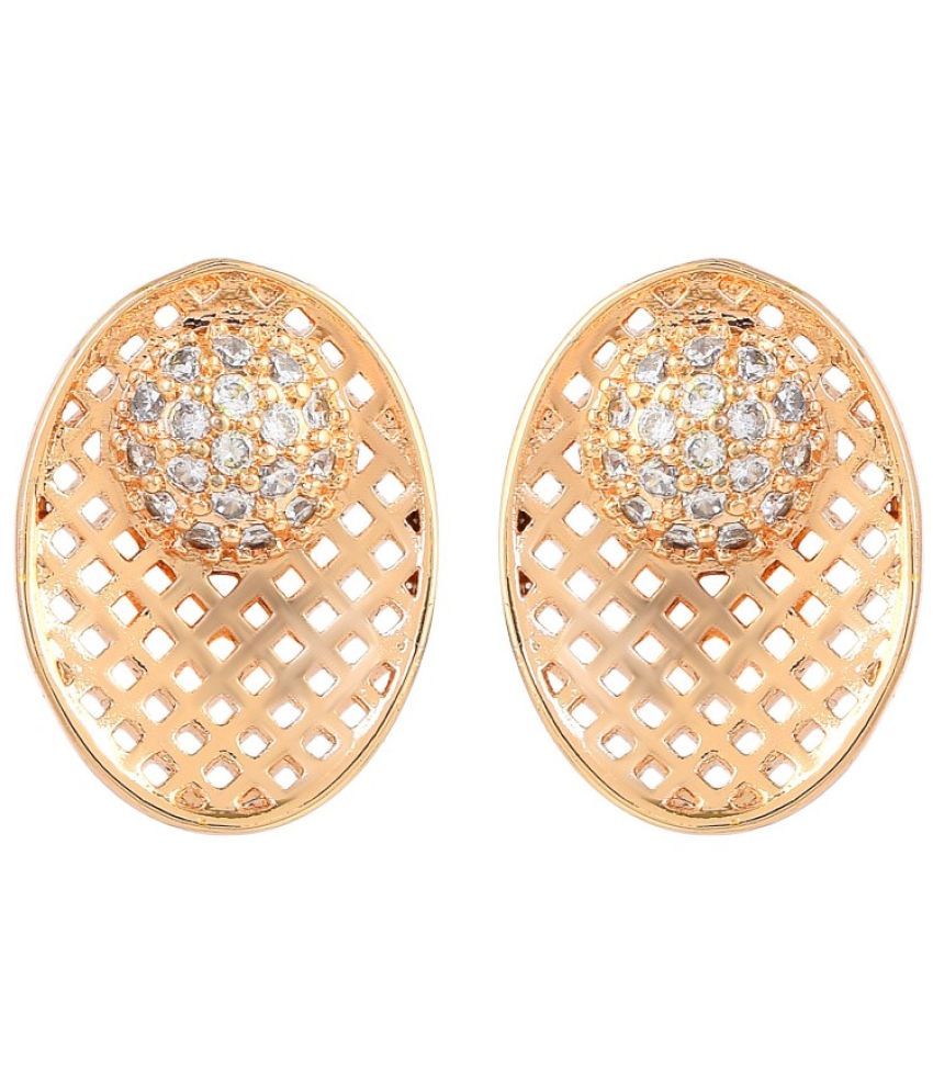     			ADMIER Yellow Stud Earrings ( Pack of 1 )