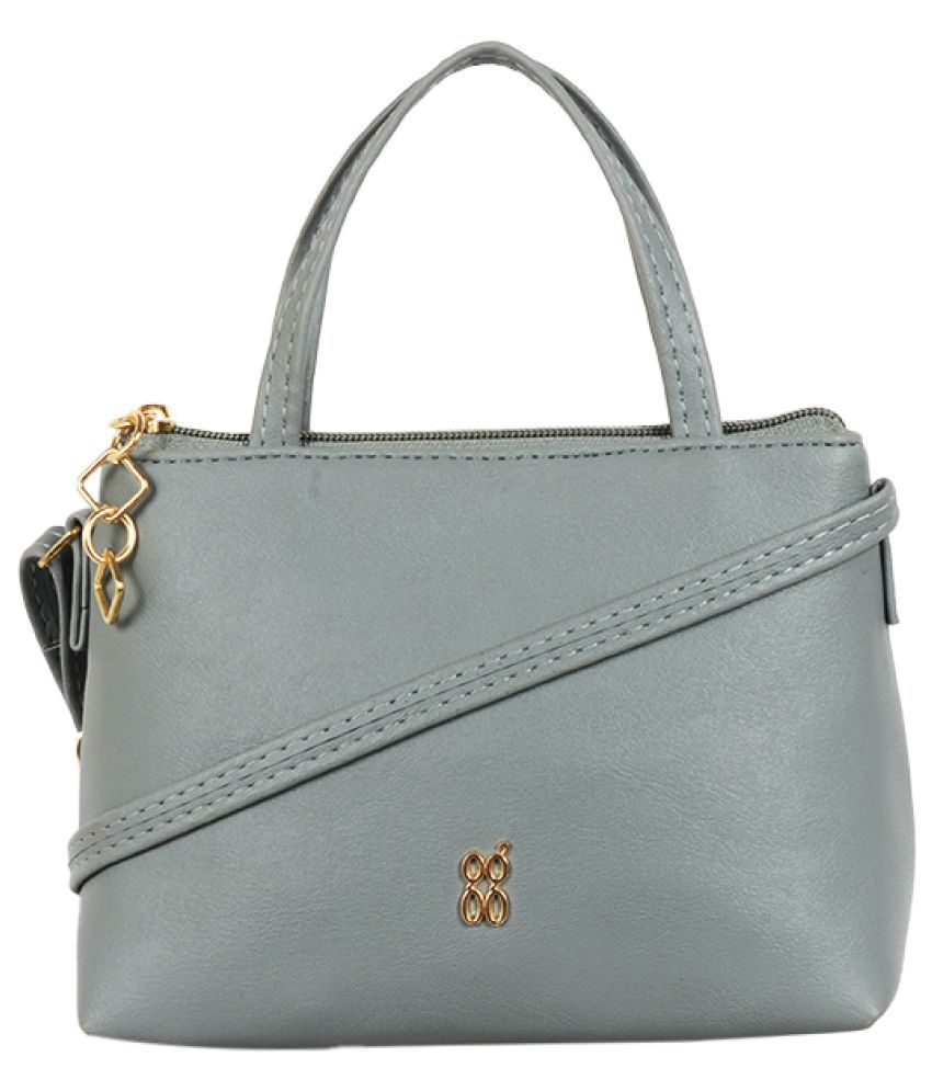     			Baggit Blue Faux Leather Sling Bag