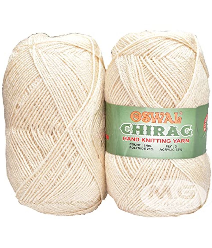     			Chirag Bigboss Skin (200 gm) Wool Ball Hand Knitting Wool/Art Craft Soft Fingering Crochet Hook Yarn, Needle Knitting Yarn Thread Dyed