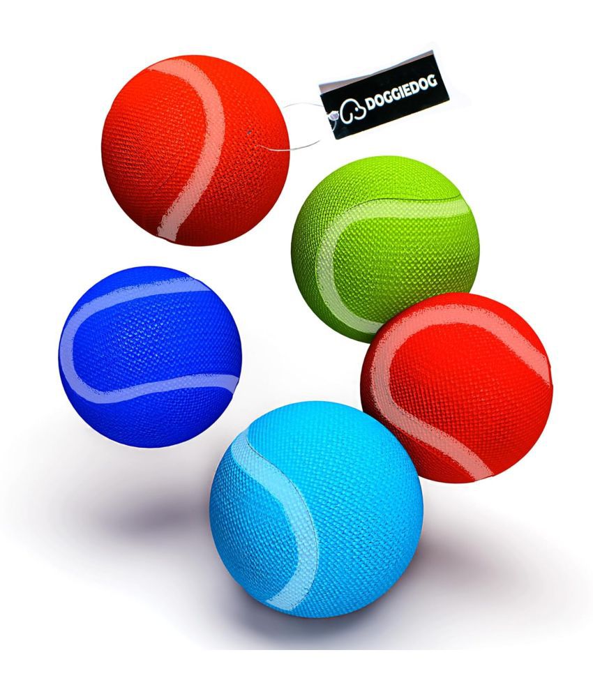     			DOGGIE DOG Ball for Small, Medium and Large Dogs. Combo of 5 Balls...MRP -897.00 (Including tax)