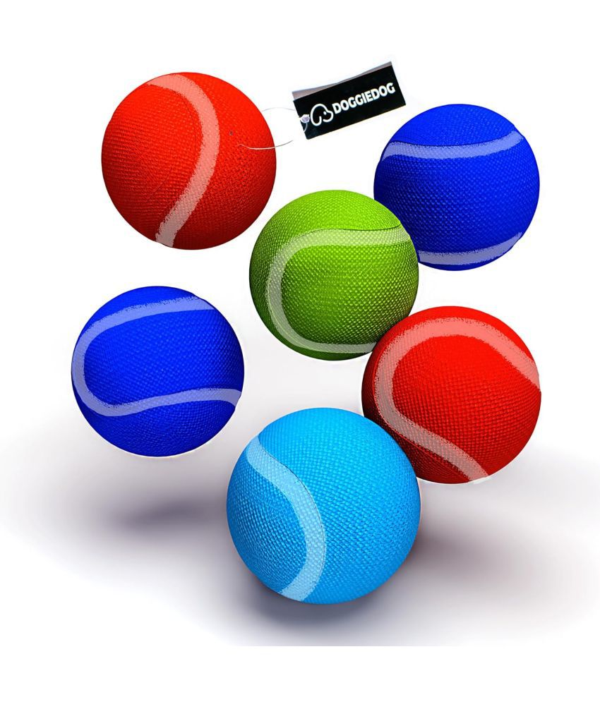     			DOGGIE DOG Ball for Small, Medium and Large Dogs. Combo of 6 Balls...MRP -897.00 (Including tax)