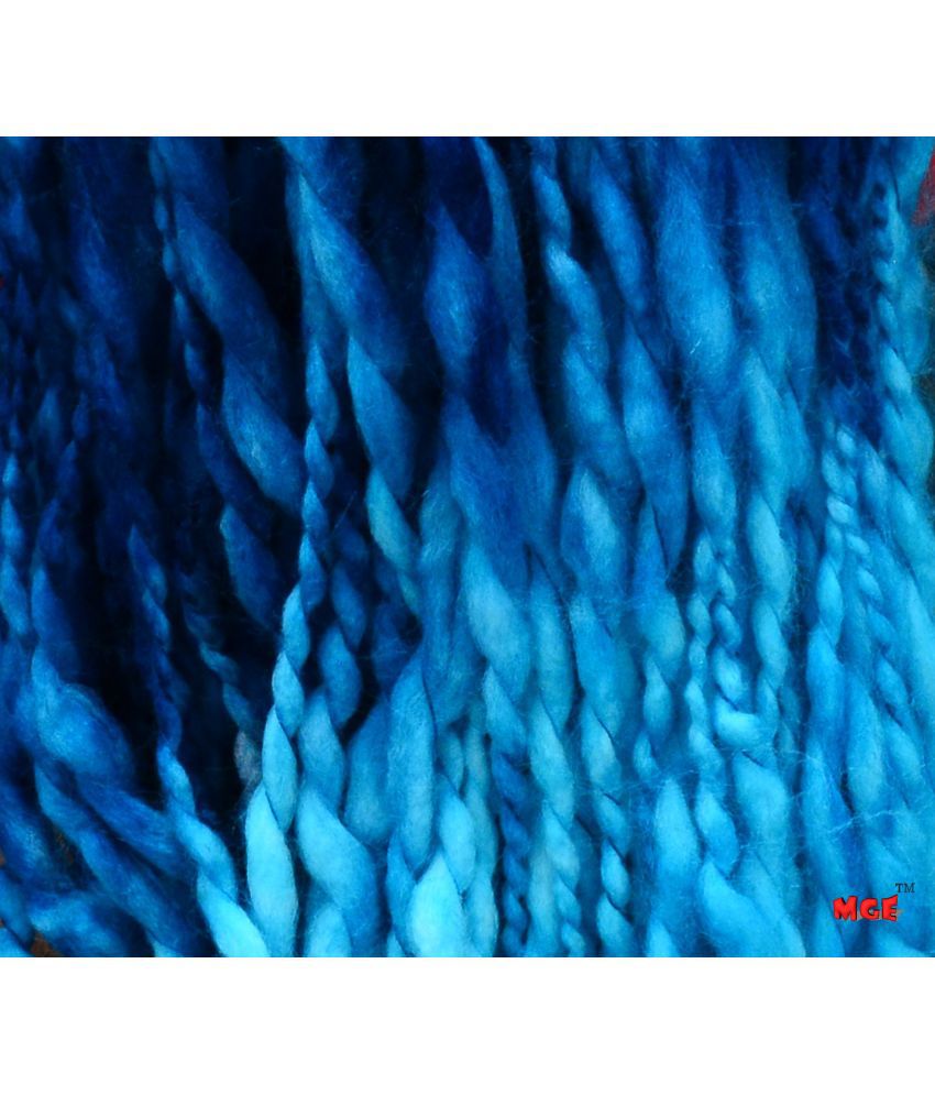     			M.G ENTERPRISE New Sumo Blue Wool Hand Knitting/Art Craft Soft Fingering Crochet Hook Yarn 200 gm