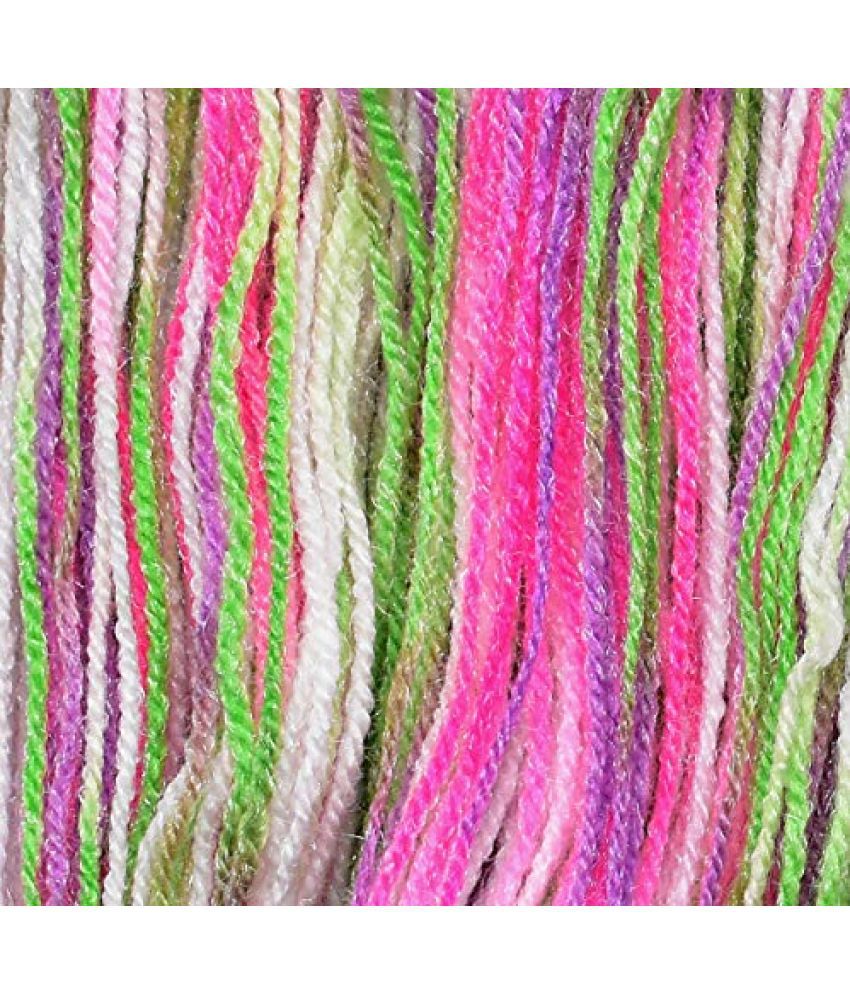     			M.G ENTERPRISE Os wal Rangoli Critmas (400 gm) Wool Hank Hand Knitting Wool/Art Craft Soft Fingering Crochet Hook Yarn, Needle Knitting Yarn Thread Dyed