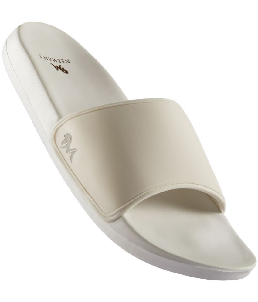     			Neemans Off White Women's Slide