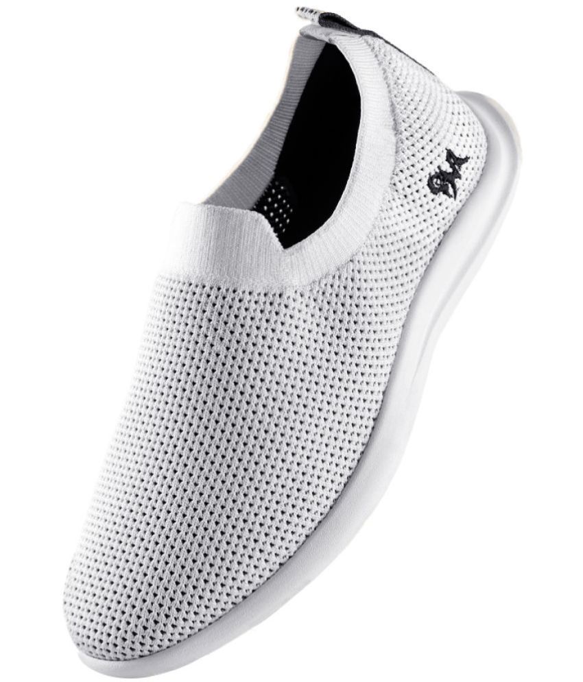     			Neemans White Women's Slip On