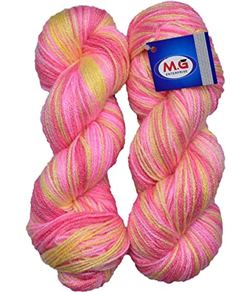     			Oswal Microrangoli Knitting Yarn Wool, New Orange 200 gm Woolen Crochet Yarn Thread. Best Used with Knitting Needles, Crochet Needles