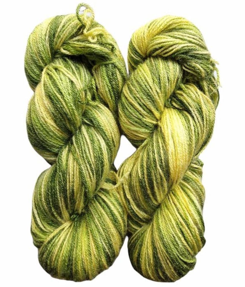     			RCB Oswal Rangoli Wool Knitting Yarn Wool, Multi Mehndi 600 gm Woolen Crochet Yarn Thread. Best Used with Knitting Needles, Crochet Needles. Oswal Wool Yarn for Knitting. Best Woolen Thread.Shade no-5