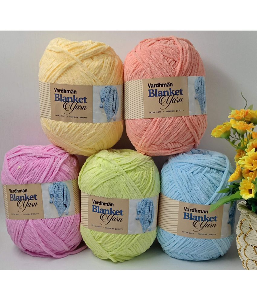     			Vardhman Blue Baby Soft Acrylic Knitting Wool Blue 150 Grams. Soft Wool Ball Hand Knitting Wool/Art Craft Fingering Crochet Hook Yarn. Sweaters, mufflers, caps, Soft & Thin Wool…