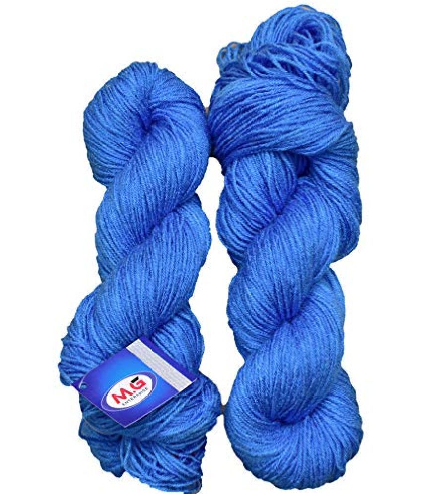     			Vardhman Brilon Froji (500 gm) Wool Hank Hand Knitting Wool/Art Craft Soft Fingering Crochet Hook Yarn, Needle Knitting Yarn Thread Dyed