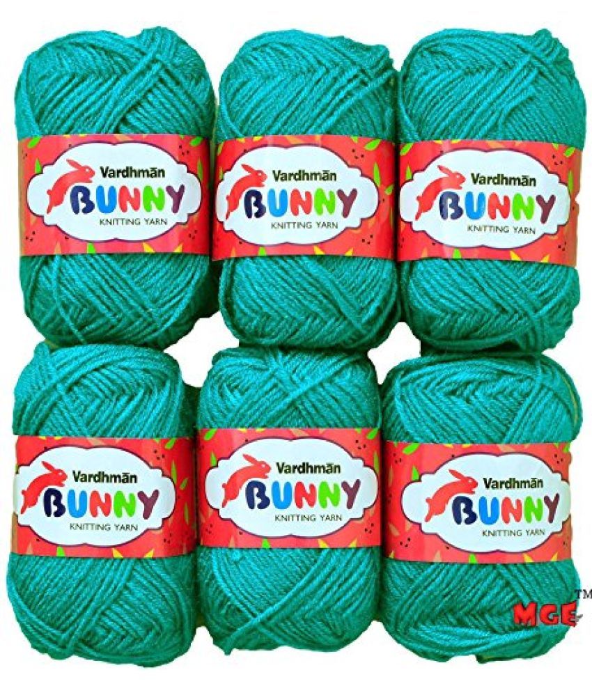     			Vardhman Bunny Light Teal Pack of 16 (400 gm)