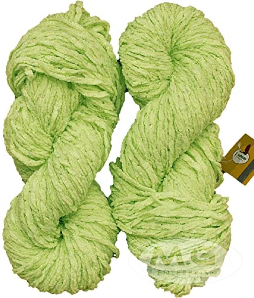     			Vardhman Knitting Yarn Puffy Thick Chunky Wool, Grape Green 500 gm Best Used with Knitting Needles, Crochet Needles Wool Yarn for Knitting. by Vardhman