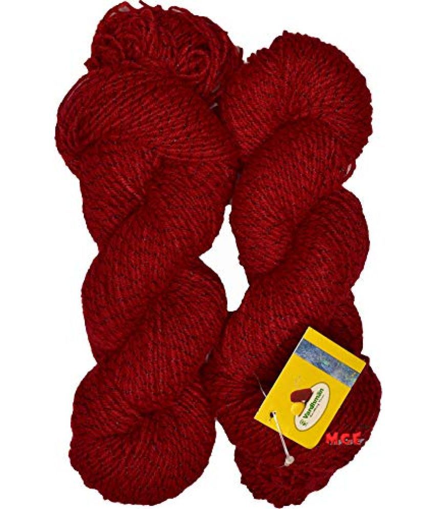     			Vardhman Knitting Yarn Wool SL Red 200 gm Best Used with Knitting Needles, Crochet Needles Wool Yarn for Knitting. by Vardhman