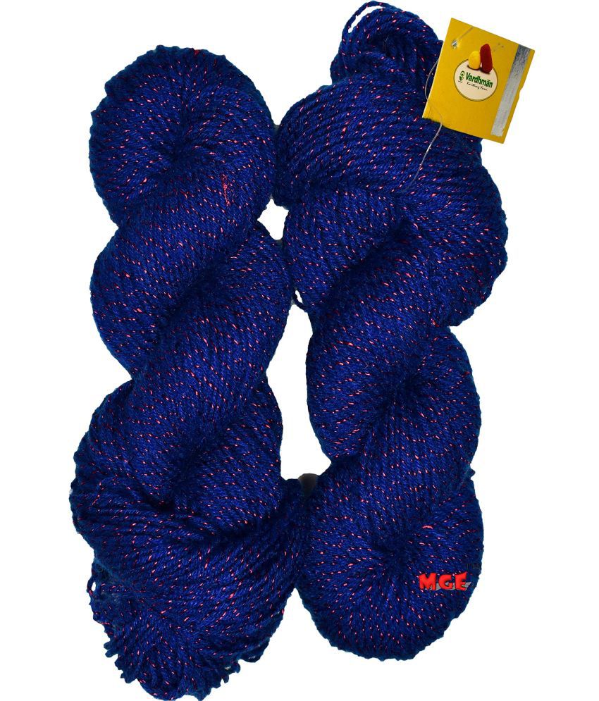     			Vardhman Knitting Yarn Wool SL Royal 500 gm Best Used with Knitting Needles, Crochet Needles Wool Yarn for Knitting. by Vardhman