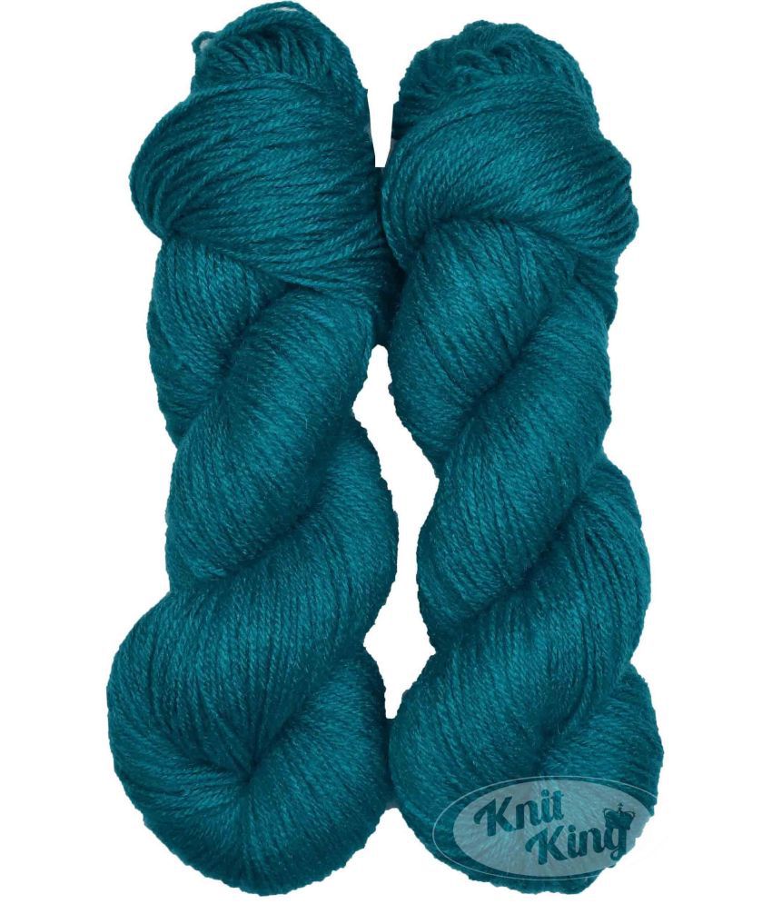     			Vardhman Wool Li Teal 400 gm Best Used with Knitting Needles, Crochet Needles Wool Yarn for Knitting. by H VARDHMA GE