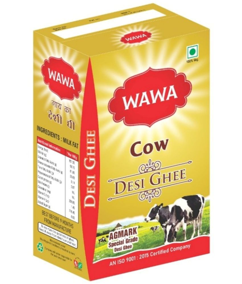     			Wawa Pure Cow Ghee for Better Digestion and Immunity Ghee Ghee 500 mL