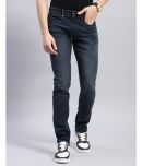 Monte Carlo Slim Fit Washed Men's Jeans - Navy Blue ( Pack of 1 )